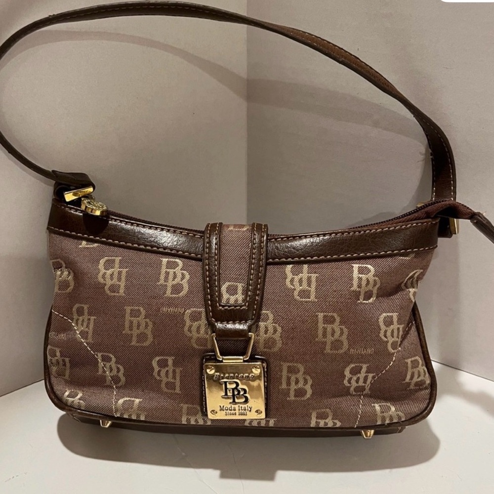 EUC Brentano Made in Italy Brown Designer Shoulder Bag